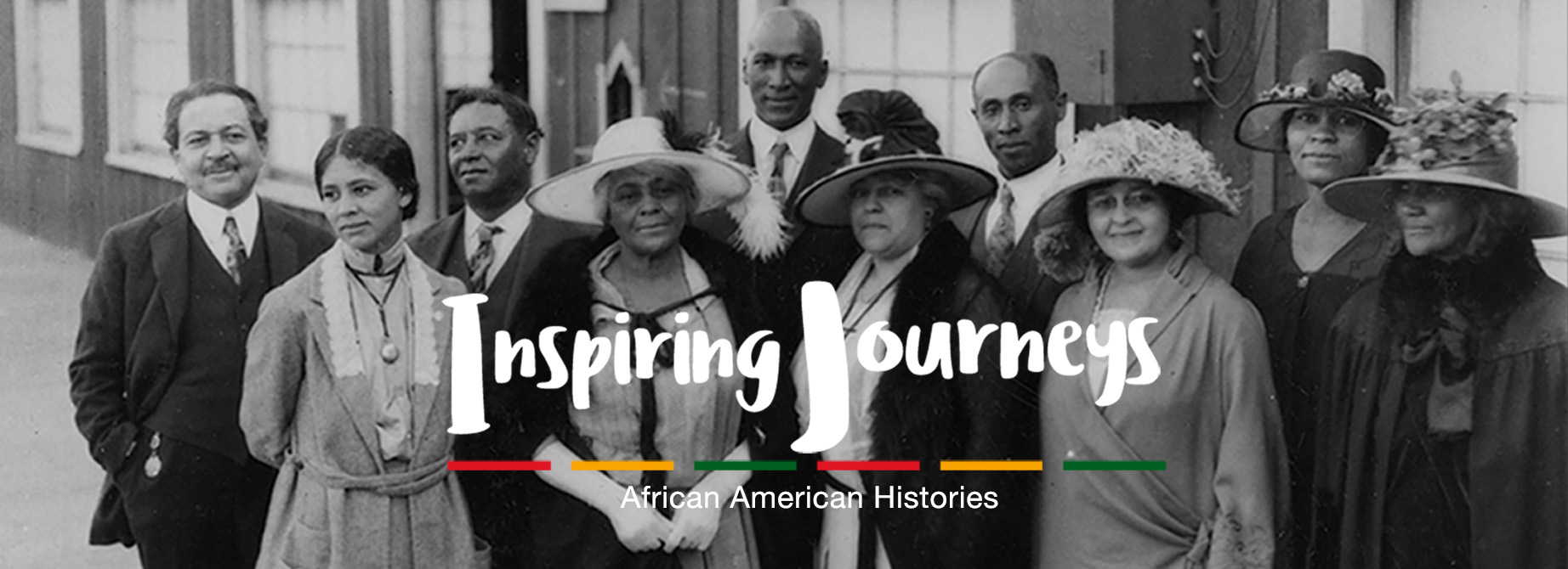 Members of the NAACP reads Inspiring Journeys.