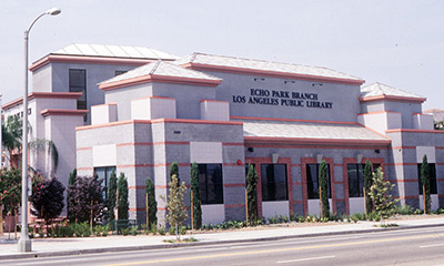 exterior photo of the Echo Park Branch Library