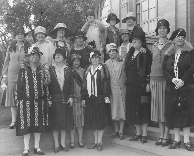Ebell Club members, group photo