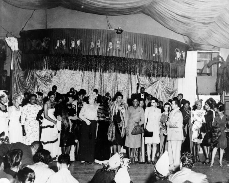 Drag contest, Club Alabam, 1945