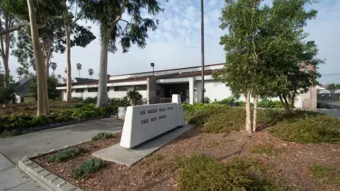 Exterior of Eagle Rock Branch Library