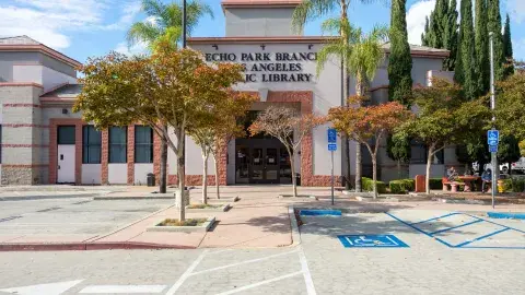 exterior of Echo Park Branch Library
