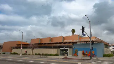 exterior of Hyde Park Library