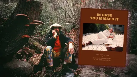 Jerry De Wilde and the cover of his book