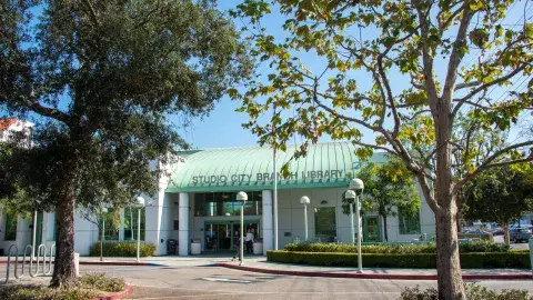 Exterior of Studio City Branch Library