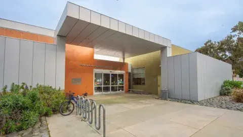 Exterior of Westchester Branch Library